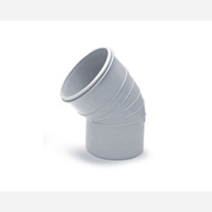 زانو 45 درجه سایز 63 فاضلابی پارس پلاست UPVC سایلنت